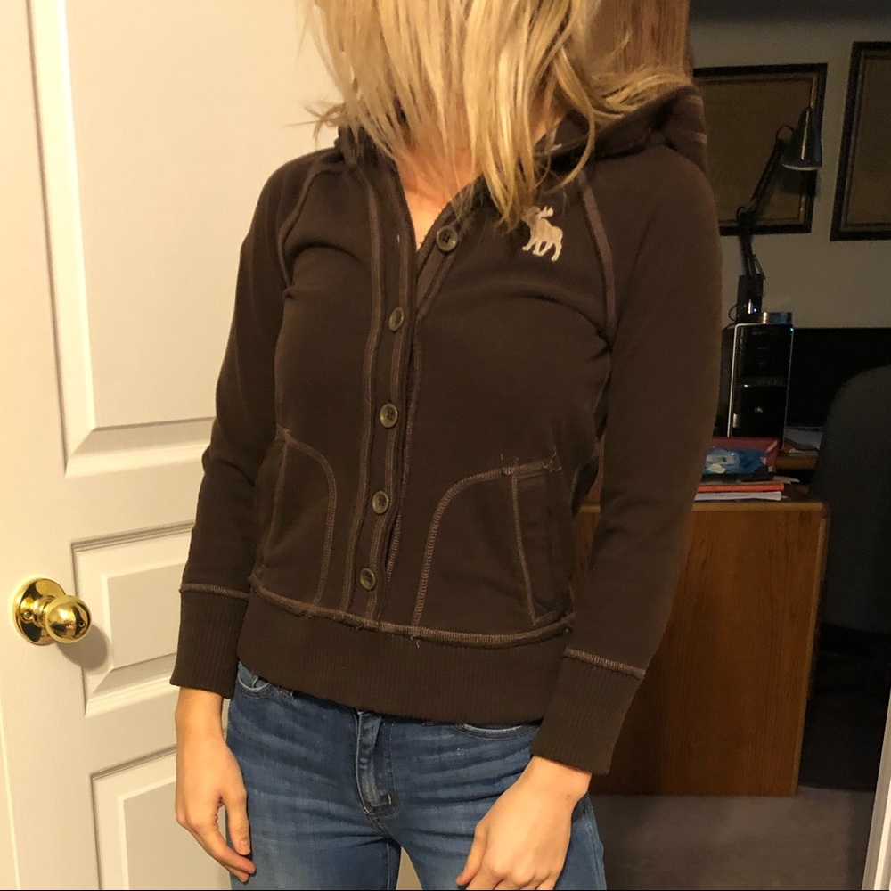 A & F Brown Sweater